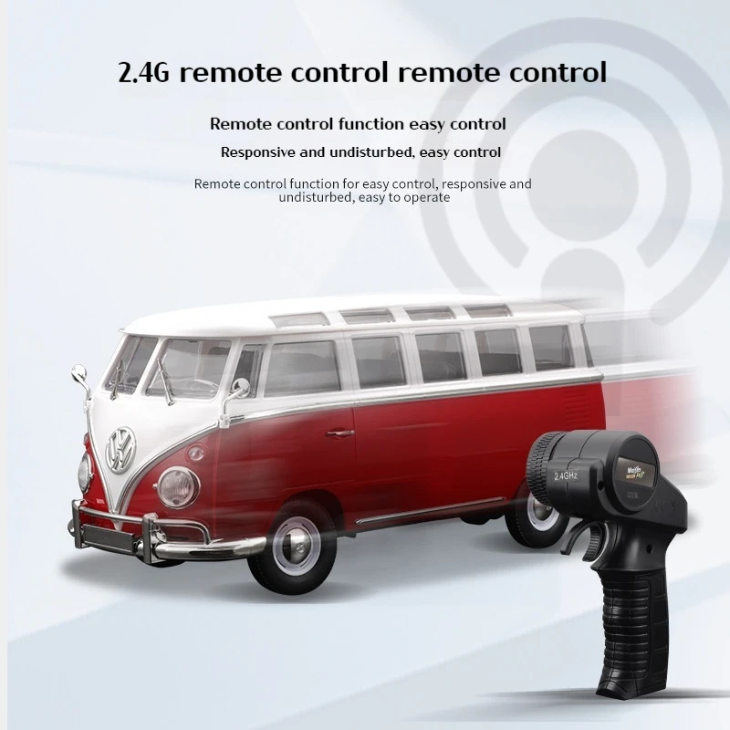 Maisto 1:16 Volkswagen Bus Alloy Rc Car High Speed Drift Simulation Handle Wireless Remote Control 4wd Car Male Birthday Gift 2