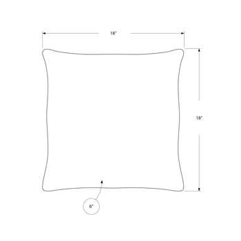 Pillows, Set Of 2, 18 X 18 Square, Insert Included, Decorative Throw, Accent, Sofa, Couch, Bedroom, Brown Hypoallergenic Polyest 3