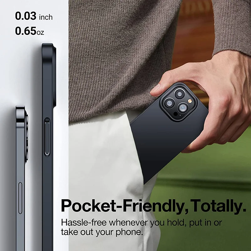 Ultra Thin Matte Back Cover - Premium Hard Case with Big Cam Design