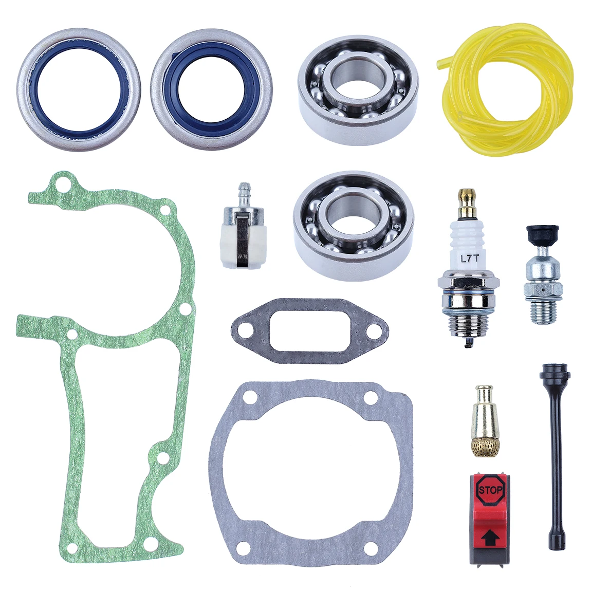 Filtro Guarnizioni Valvola Cuscinetto Albero Motore Per Husqvarna 365 372 362 371 Parti Motore Motosega A 2 Tempi Motosierra Gasolina