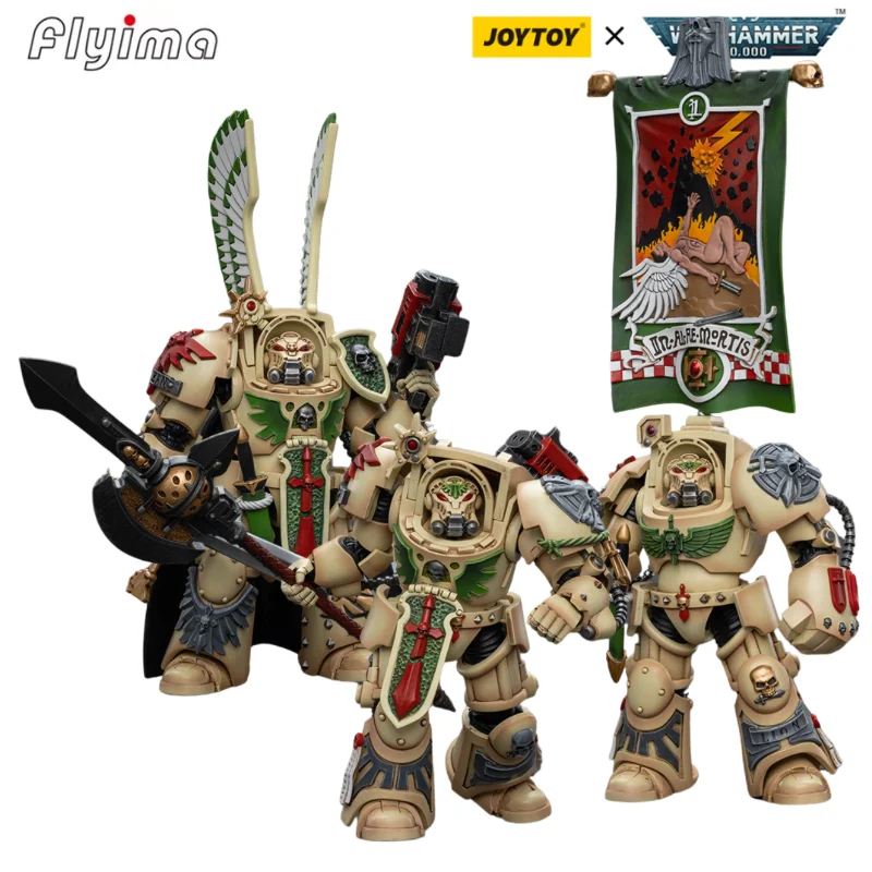 [Pre-Ordine] Joytoy 1/18 Warhammer40K Action Figure Dark Angels Deathwing Champion3Pcs Anime Modello Militare Regalo Spedizione Gratuita