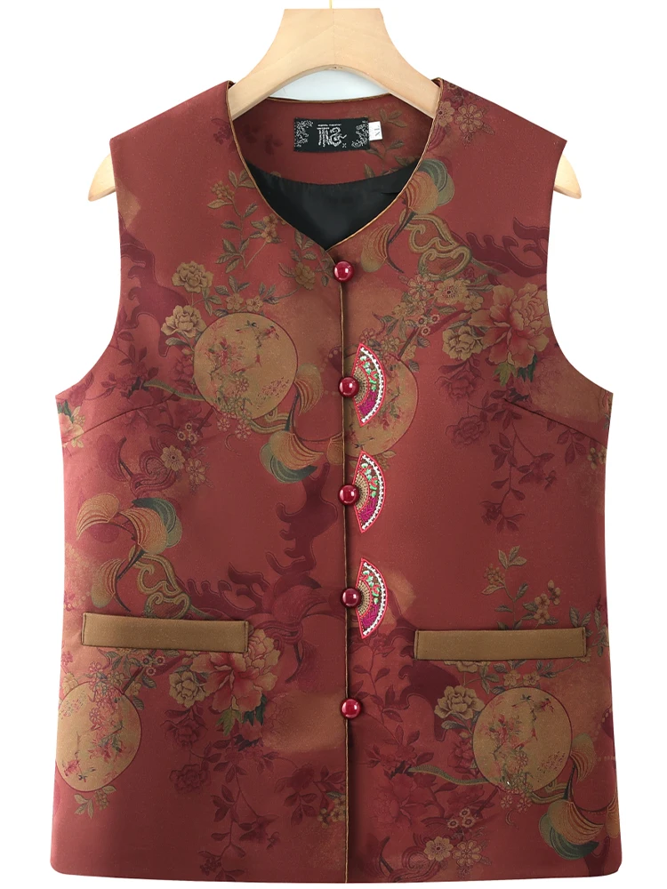 봄옷 베스트 여성용 외출용 노인용 할머니 베스트 가디건 중년 여성 의류 봄옷 베스트 베스트 베스트