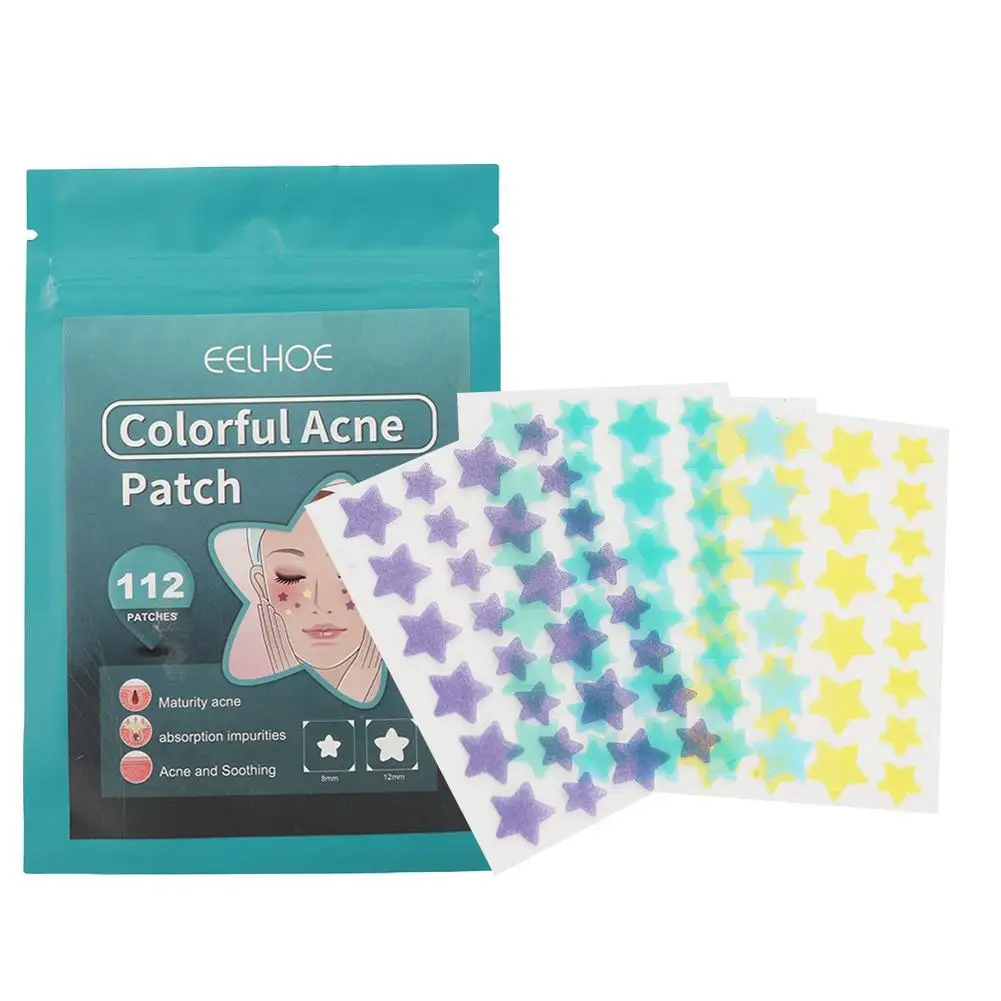 Pimple Patches Fade Face Spot Repair Star Shaped Pimple Acne Concealer Pimple Spot Bandages for Pits Breakouts Spots Dots 4 pcs star arrow mark classroom markers pentagram spot tennis training aids carpet pvc spots