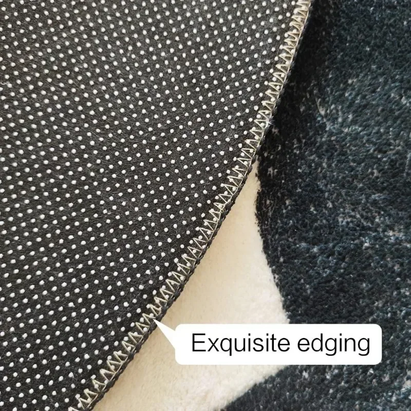 Imitation Cashmere Round Floor Mat Football Small Carpet Baby Room Bedroom Living Room Bathroom Carpet Children Crawling Mat floor mat