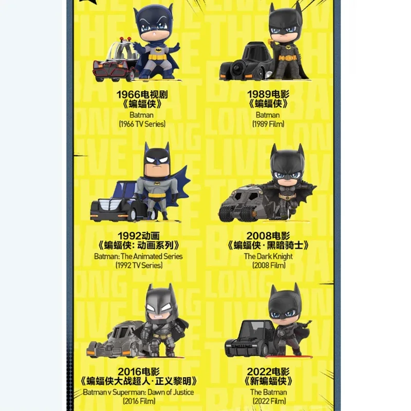 thumbnail image 1 of POPMART DC BATMAN 85th Anniversary Series Blind Box Toys Mystery Box Mistery Caixa Action Figure Surpresa Model Birthday Gift, 1 of 5