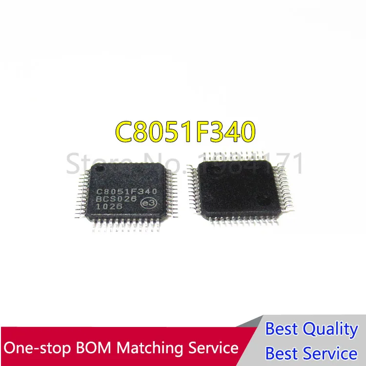 10pcs C8051f340 C8051f340-gqr C8051f340-gq Qfp48 New - Integrated ...
