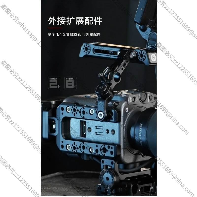 핸드헬드 풀 케이지 액세서리, 카메라 핸들, 마이크로 싱글 SLR 범용 핸드헬드에 적합한 수직 촬영용