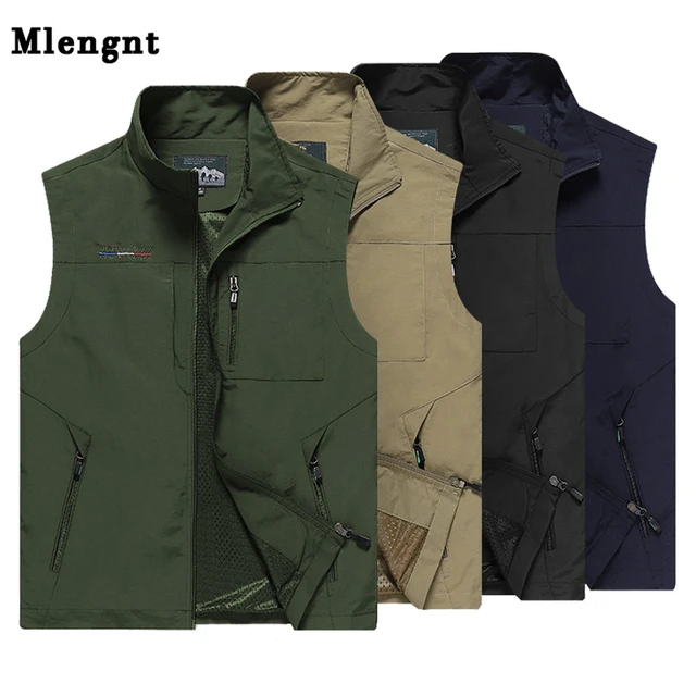 Large Size 6xl Waterproof Multi Pocket Fishing Vest Mens Quick-drying Mesh  Breathable Waistcoat Photographer Sleeveless Jackets - Vests - AliExpress