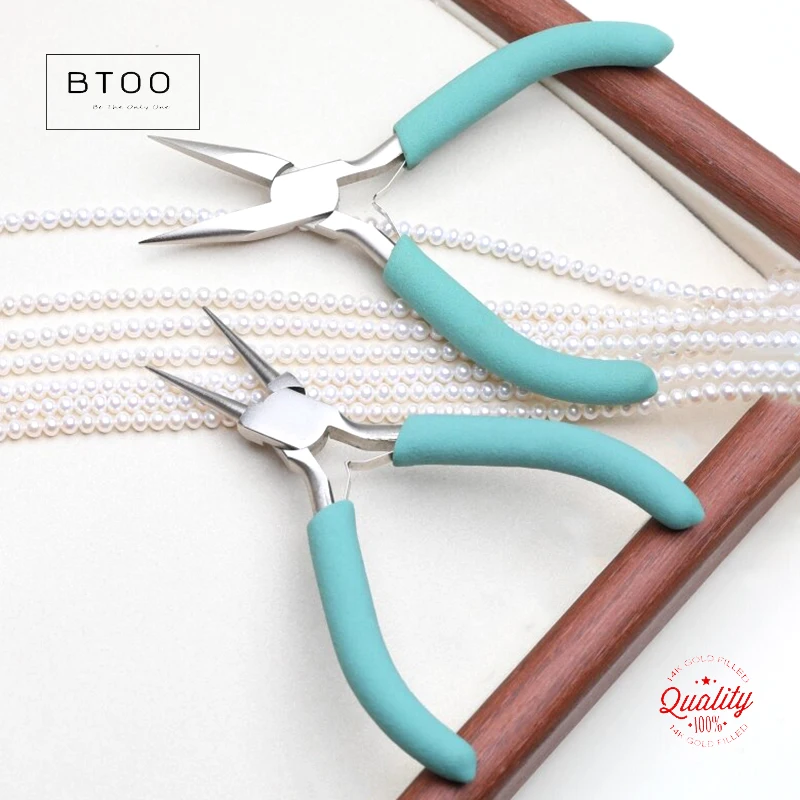 파인 포인트 체인 노즈 플라이어, 작은 보석 플라이어, 비즈 와이어 DIY 보석..