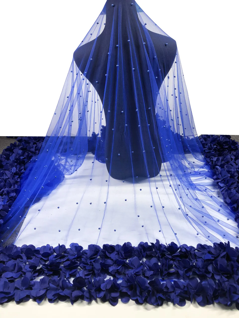 

Новинка 3D французское кружево с блестками Nd Аппликация 5 ярдов/лот 2018 новейший дизайн Африканское кружево ткань для свадебного платья бусины