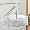 New Multifunctional Drying Basket Fully Enclosed Drying Dried Fish Chili Peppers Outdoor Foldable Drying Net Prevent Mosquitoes 6