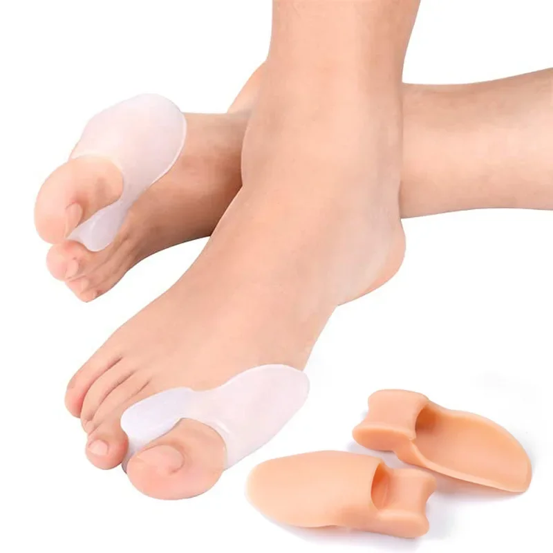 Silicone Thumb Corrector Bunion Foot Toe Hallux Valgus Protector Separator Finger Straightener Adjuster Pedicure Foot Care Tool