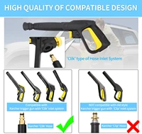 Replacement Karcher Pressure Washer Gun Car Washer Gun Water Spray Gun High Pressure Water Gun for Karcher K2~K7 Pressure Washer 2