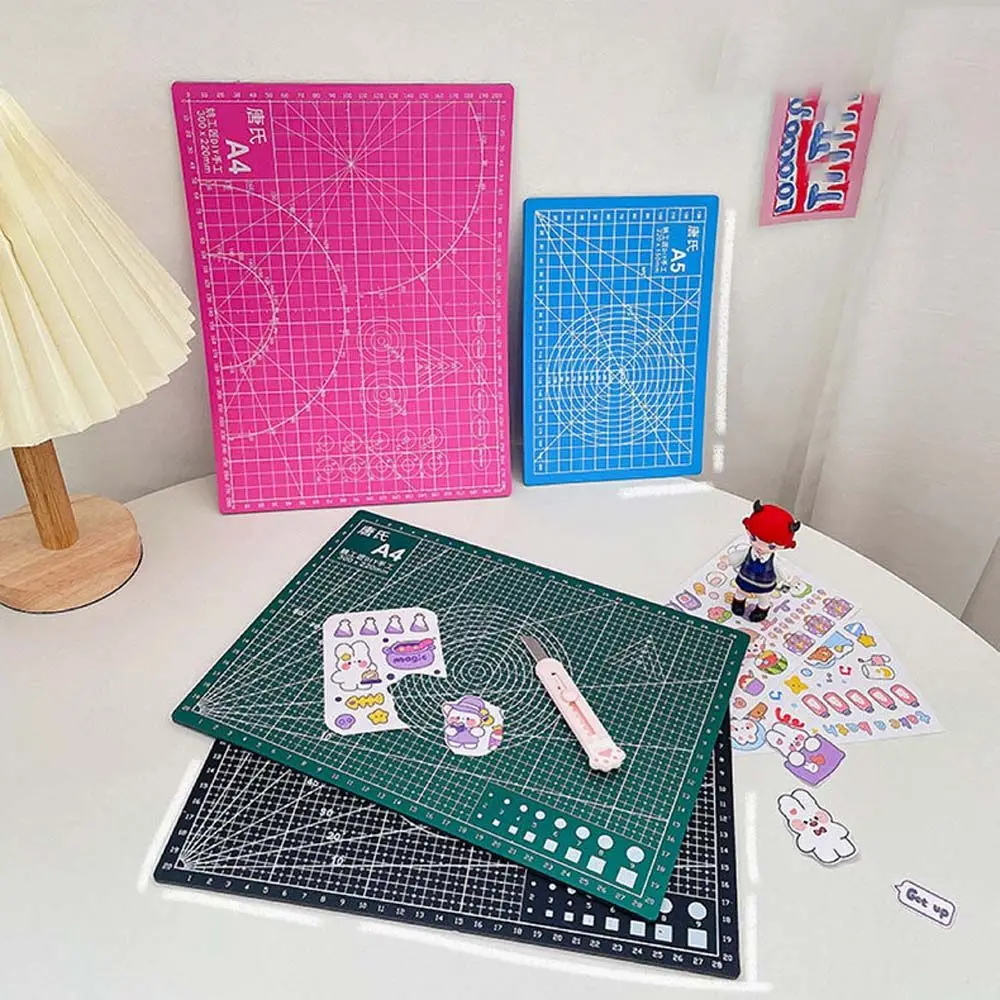 

Students A4 A5 A6 Durable DIY Handicraft Art PVC Toughness Cutting Board Paper Carving Pad Cutting Mats Engraving Mat