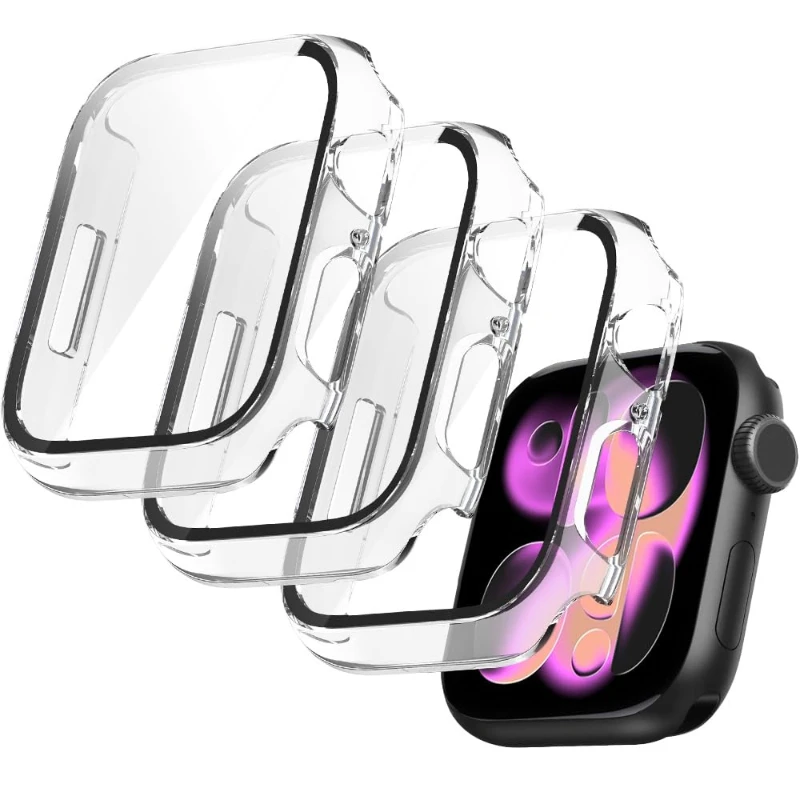 ตัวเลือกสินค้า เคสกันกระแทก 3 ชิ้นสำหรับ Apple Watch หลายขนาด
