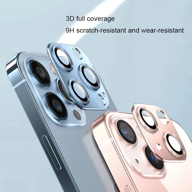 Metal Camera Lens Protector for IPhone 16 Pro Max Camera Protector Glass for iPhone 15 14 Plus 13 12 Mini 16promax 16pro 15pro_voghion.com