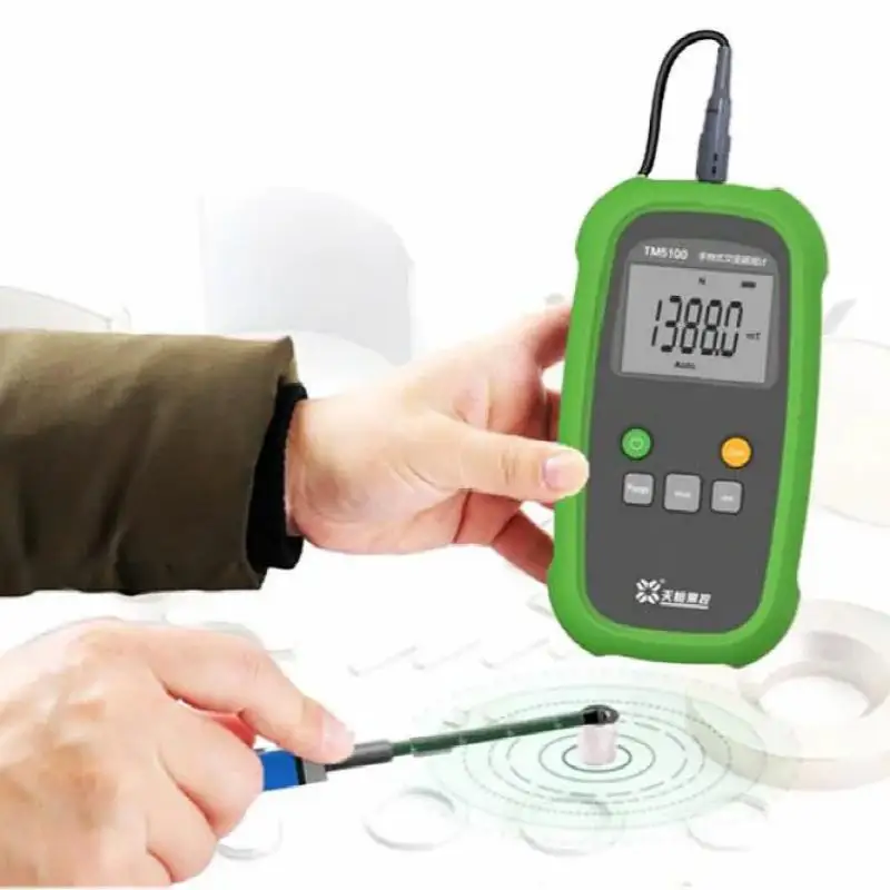 Handheld Digital Permanent Magnet Gauss Meter Tesla Meter Magnetic Flux Surface Magnetic Field Measuring Instrument TM5100