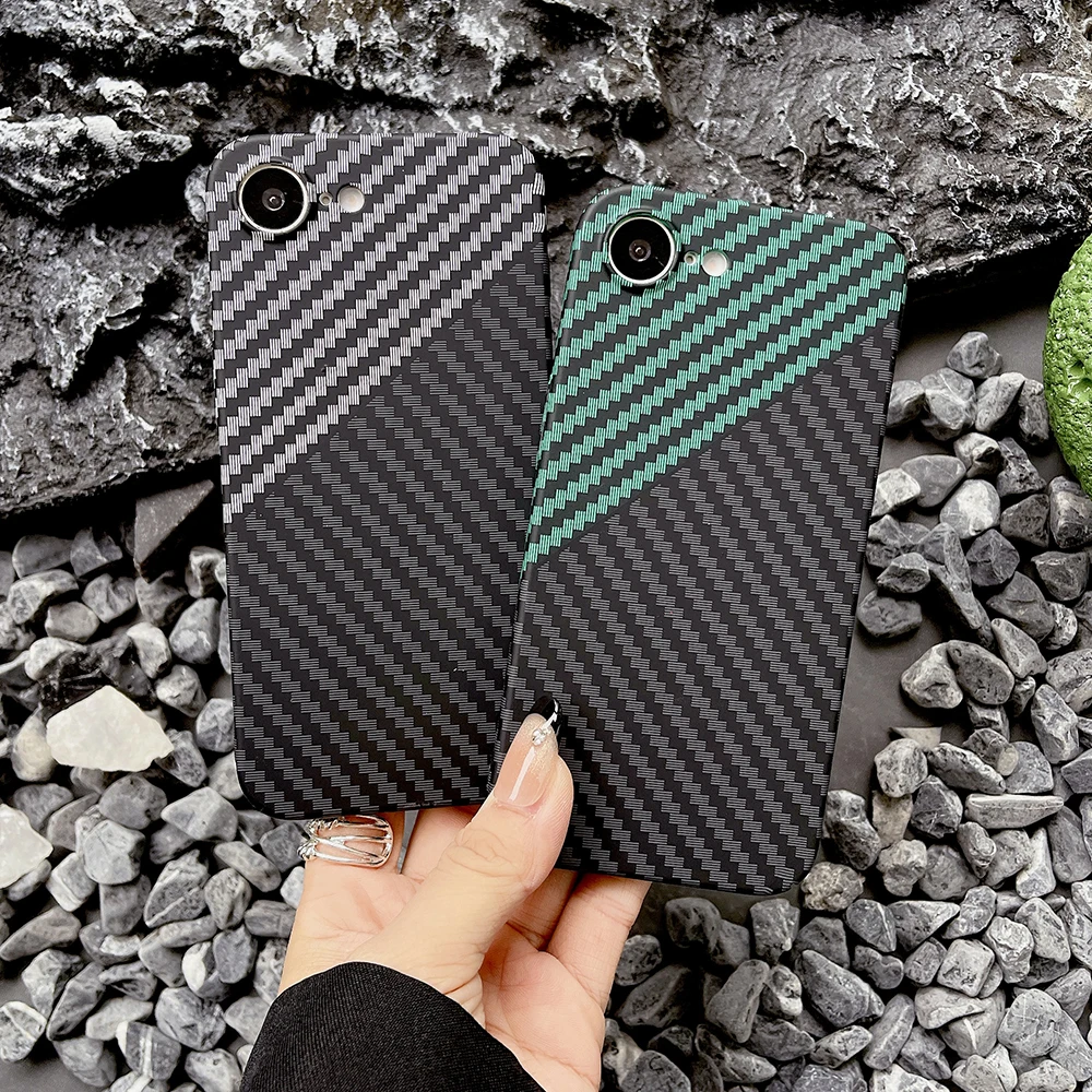Carbon Fiber Texture Matte Hard Cover - Ultra Thin Shockproof Bumper Case