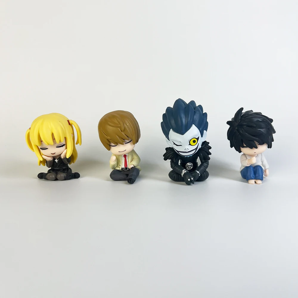 Anime Death Note Collectible Action Figure Set - Iconic Characters 4-Piece Collection