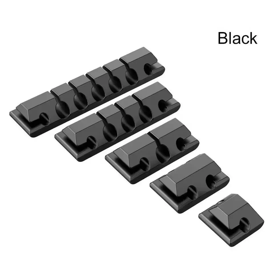 Silicone Cable Organizer: Flexible Cord Management Clips