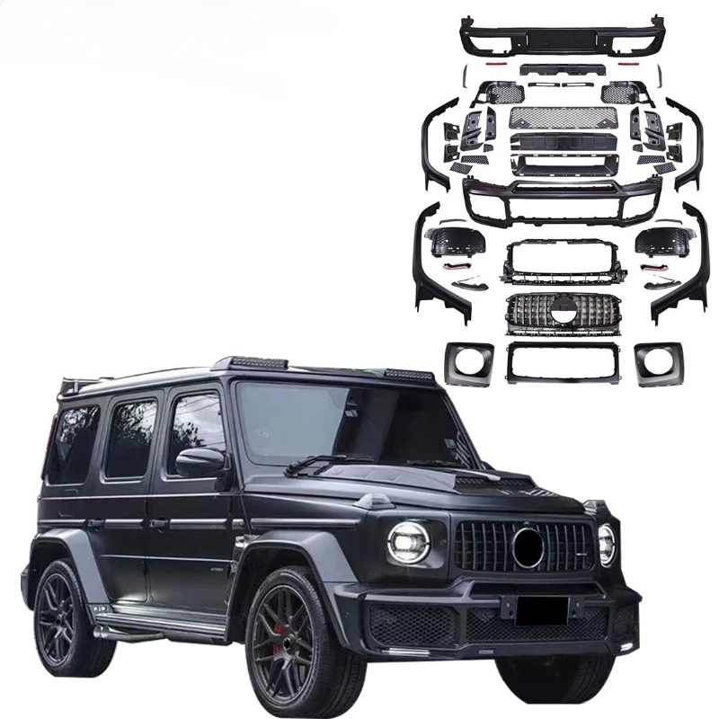 Vendita Calda Kit Carrozzeria Per Mercedes-Benz Classe G G500 G550 W463A W464 19-22 Aggiornamento Allo Sport B-Brabus Style Paraurti + Griglia