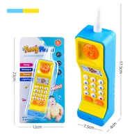 Baby Phone Toys Children's Musical Electronic Mobile Phone With Sound Light Game Educational Kids 18 Months Brithday Gifts 2