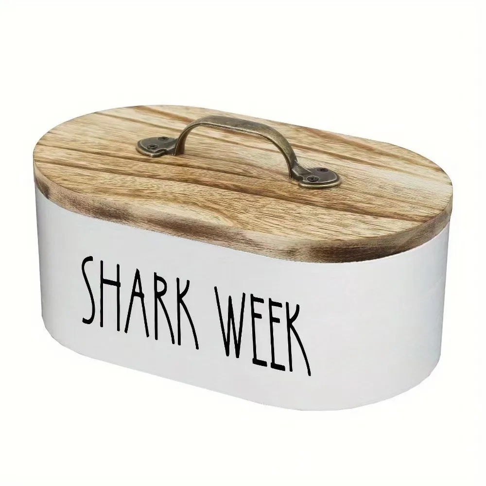 Wooden Storage Box Oval Bathroom Tissue Organizer Solid Wood Desktop Storage Container with Lid for Home Organization 3