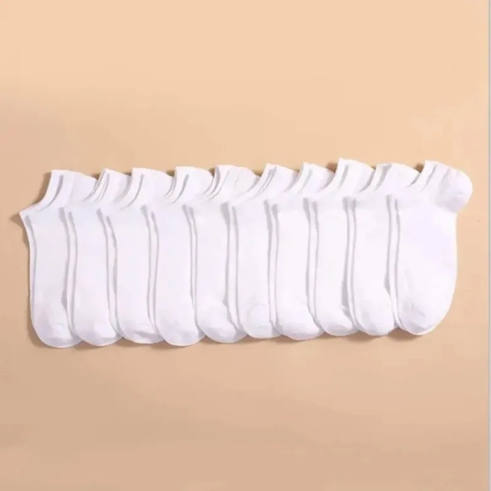 10 Pairs White