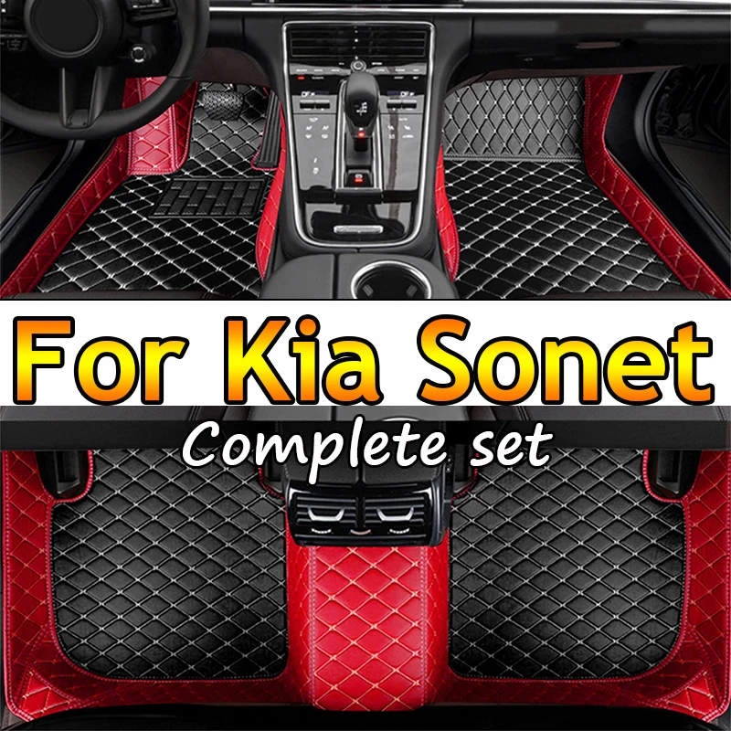 

Автомобильные коврики для Kia Sonet QY 2020 2021 2022 2023 2024 5saet, водонепроницаемые коврики, автомобильные матовые коврики, автомобильные аксессуары