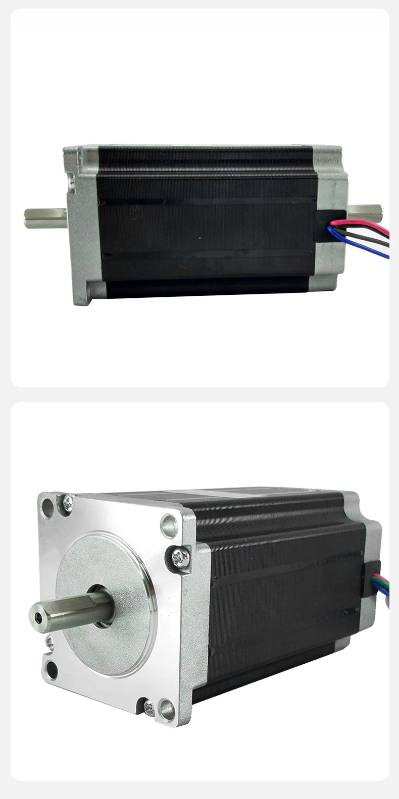 Nema23 Schrittmotor mit Bremswellendurchmesser 6,35/8 mm Drehmoment 1,2/1,8/2,2/2,5/2,8/3 N. m Zweiphasig-Vierdraht 1,8 Grad 4,2 A – Detail 20