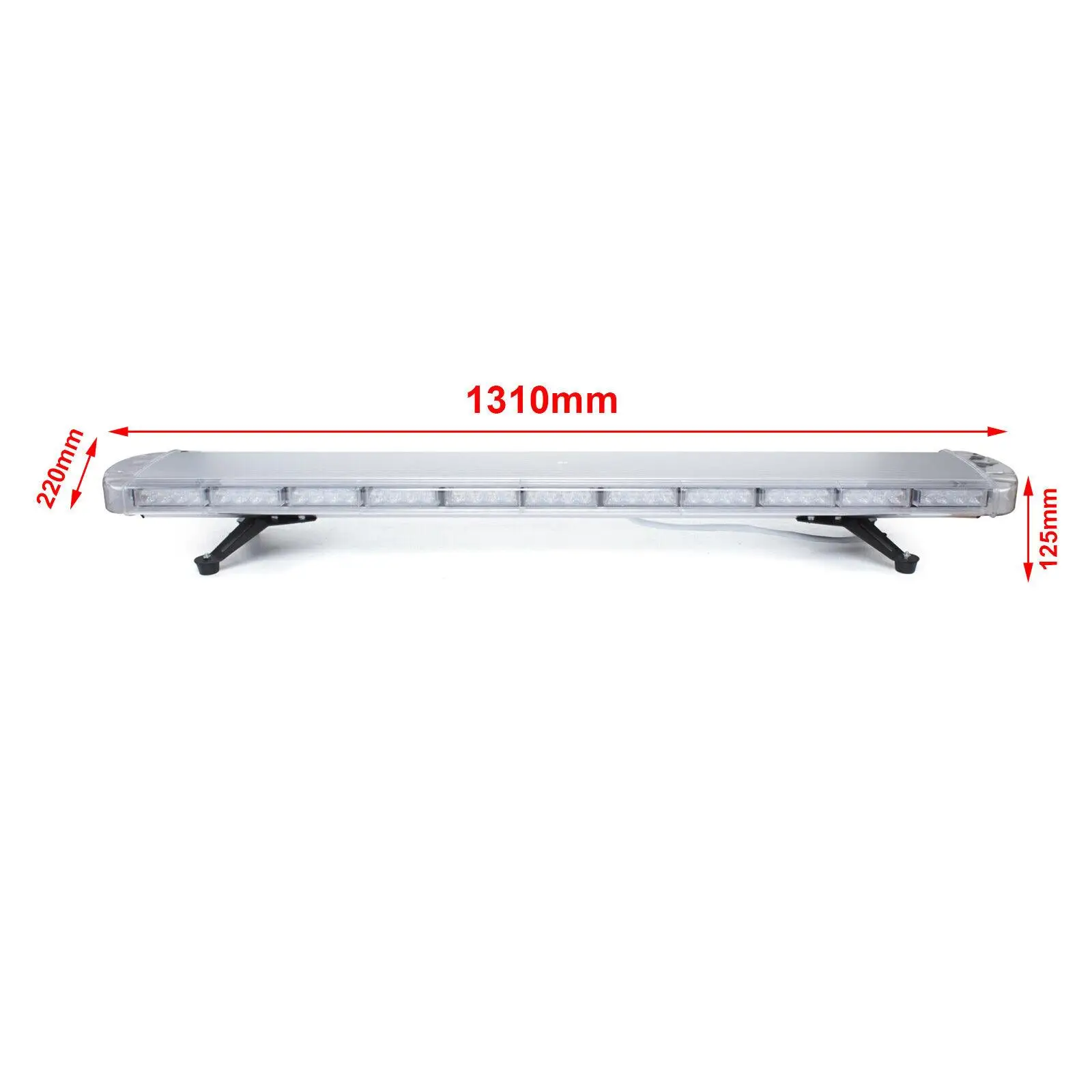 51" 96 LED Strobe Light Bar Emergency Beacon Flash Warning Tow Truck Amber Response Orange Beacon Flashing Lamp
