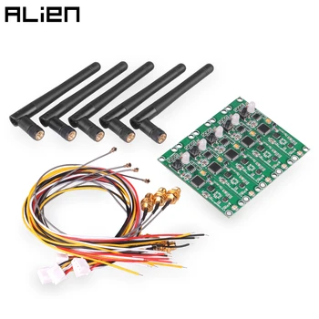 ALIEN-5 PCS 2.4G DMX 512 무선 컨트롤러 PCB 모듈 2 인 1 송신기 수신기, DMX 무대 조명 내장 무선 DIY 용