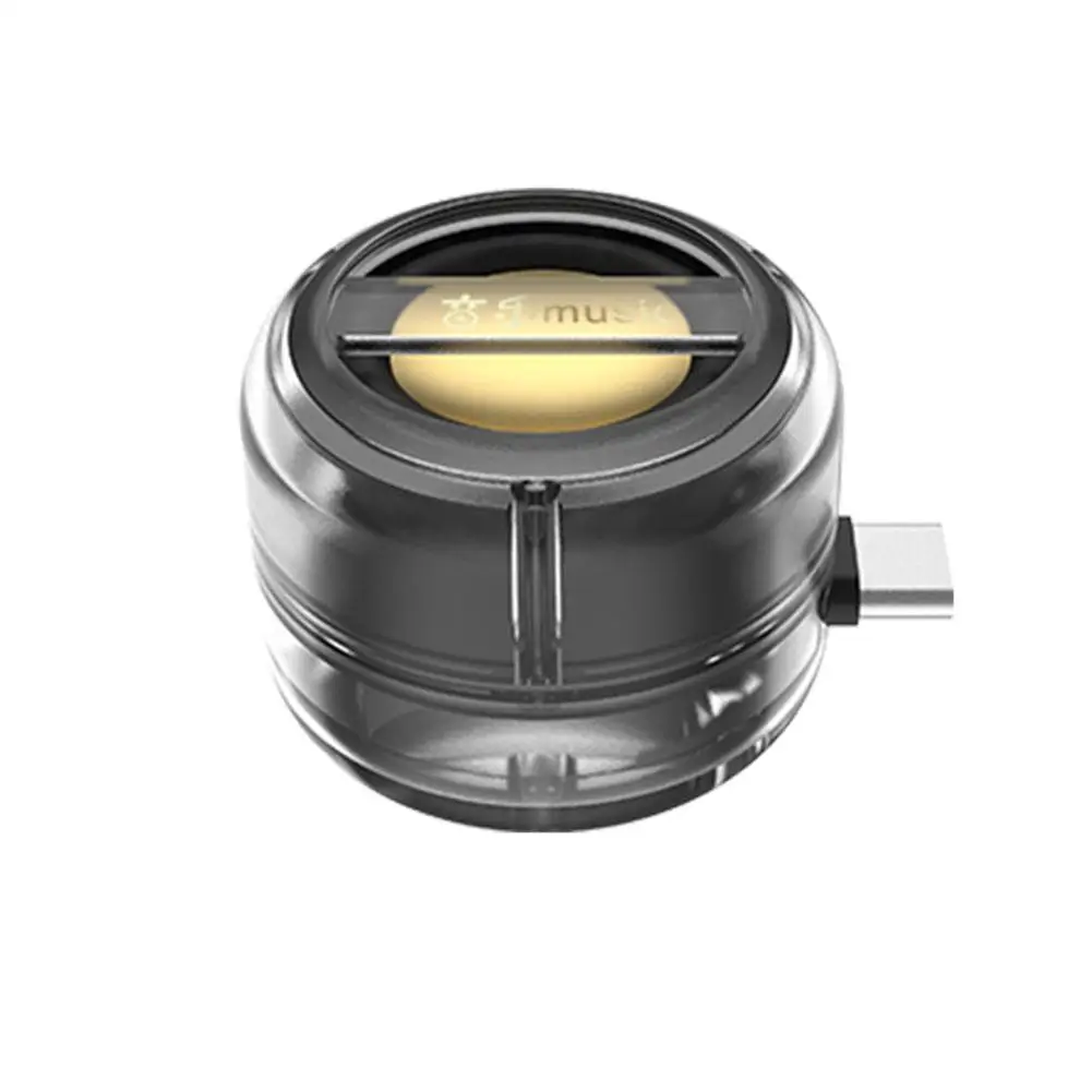 Compact Portable Speaker with USB-C/3.5mm AUX Audio Interface, Plug and Play