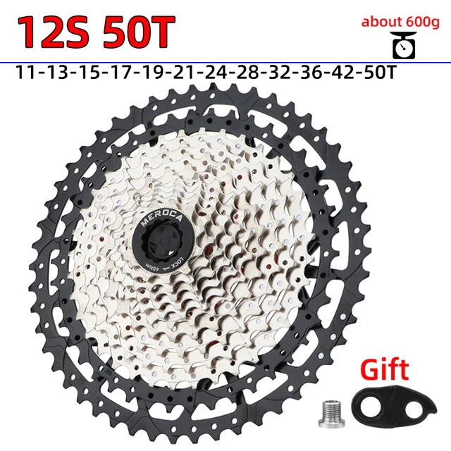 Meroca 8 9 10 11 12速度自転車カセットhg標準11-46t 11-52tマウンテンバイクスプロケットmtbフリーホイール8v 9v  10v 11v 12v velocidade - AliExpress