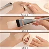 Ultra Thin Foundation Brush Lightweight and Thin Face Contour Brush Flat Contour Brush Blending Foundation Cream Makeup Brushes 6