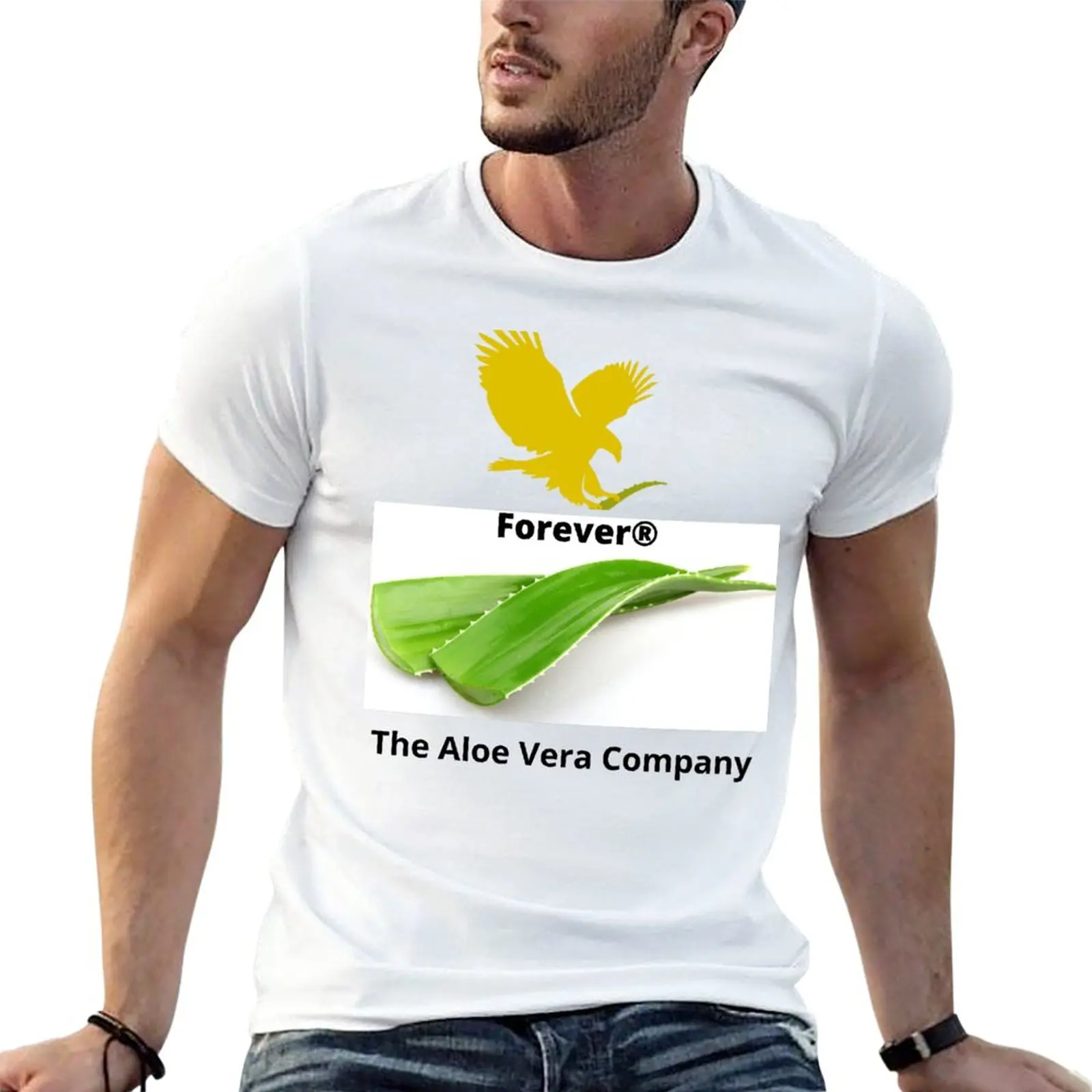 Forever Living Aloe Vera T-Shirt E Cover Designs T-Shirt Heavyweight T-Shirt Magliette Divertenti Abbigliamento Uomo