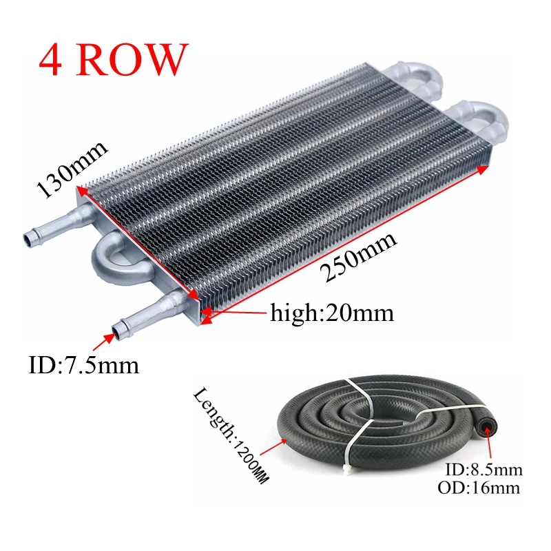 Aluminum Universal Oil Cooler Kit Oil Radiator Car Auto Transmission AUTO-MANUAL RADIATOR CONVERTER aluminum radiator aluminum radiator kit oil cooler kit