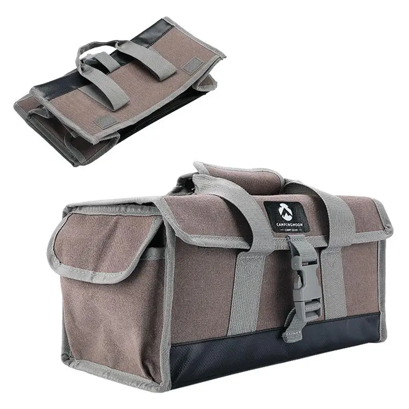

Сумки для хранения для кемпинга, портативный органайзер, сумки для инструментов, Большая вместительная холщовая ручная сумка, сумка для хранения различных предметов для садоводства