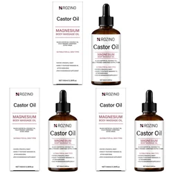Luxurious Hydrating Body & Face Oil with Black Castor, Coconut, and Magnesium for Ultimate Skin & Hair Care (3 pieces)