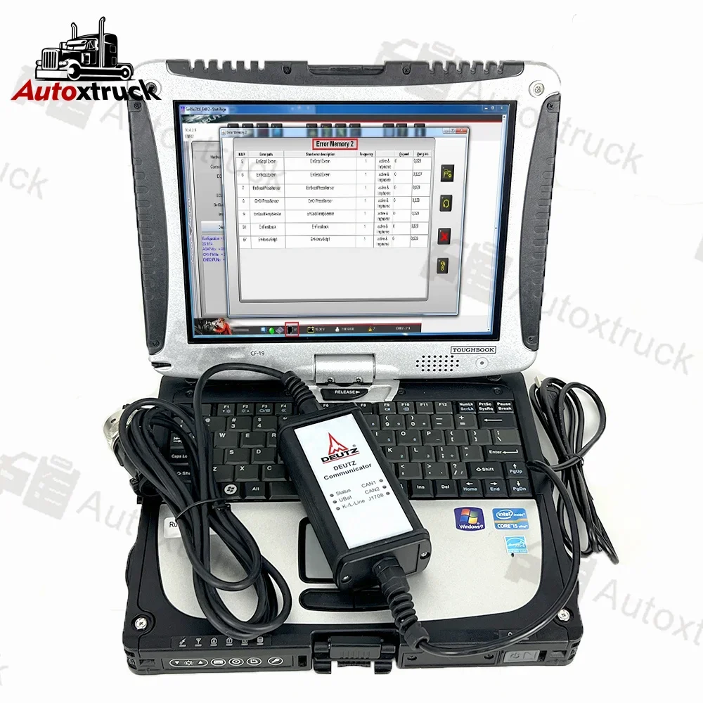 

Deutz decom EMR4 6 Diagnose Kit CF19 laptop For deutz engine communicator Deutz serdia2010 diagnostic scanner tool