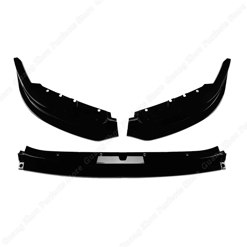 For BMW 2 Series M2 G87 2023+ Front Bumper Lip Splitter Spoiler Diffuser Guard ABS Exterior Accessories Gloss Black/Carbon Look