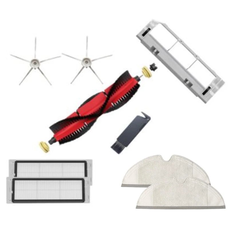 

Основная щетка, боковая щетка, фильтр, ткань для швабры для Roborock S5 S6 S50 S6 Maxv, Сменные аксессуары