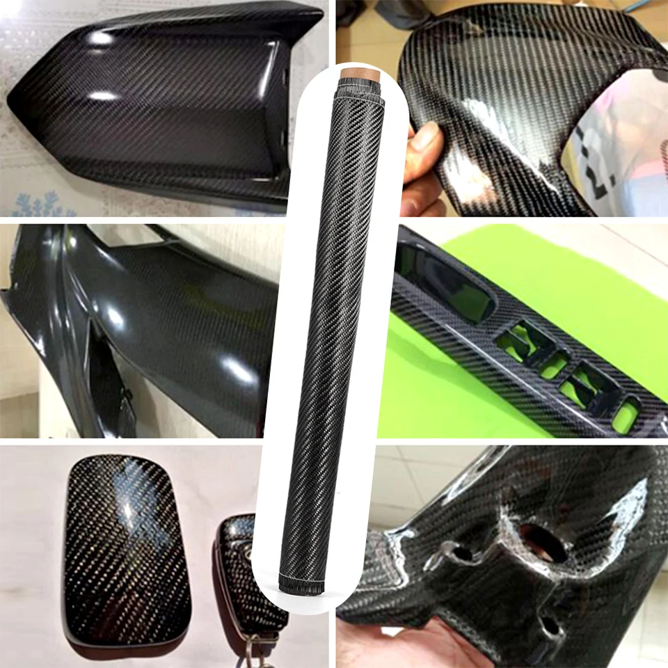 Premium 50cm x 300cm Carbon Fiber Fabric Roll