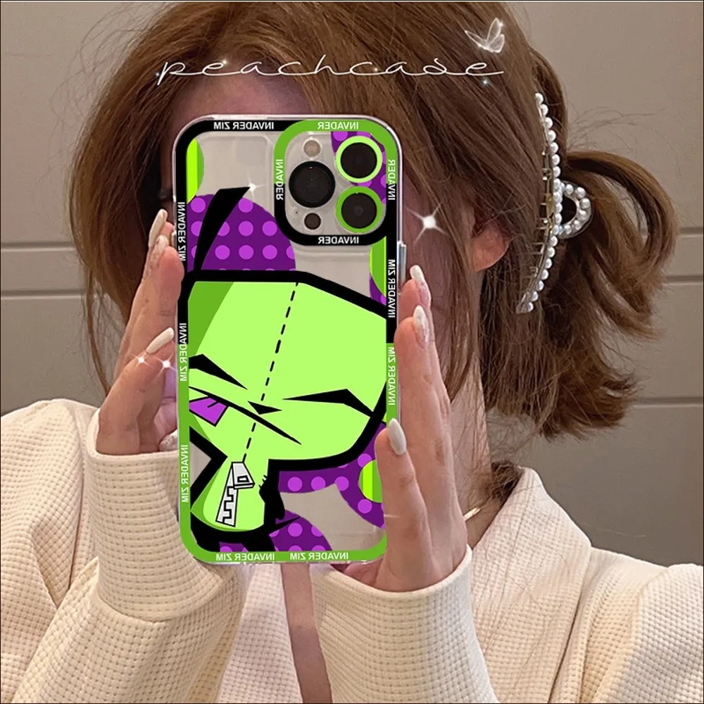 Invader Zim  11 12 13 14 ̴  ƽ XR X XS TPU  ̽, 8 7 6 ÷ SE 2020