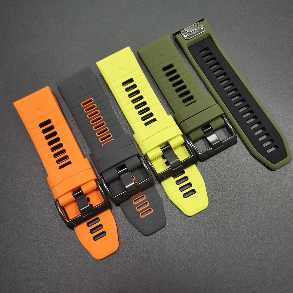 Sport Silicone Strap - QuickFit 22/26mm Watchband Bracelet