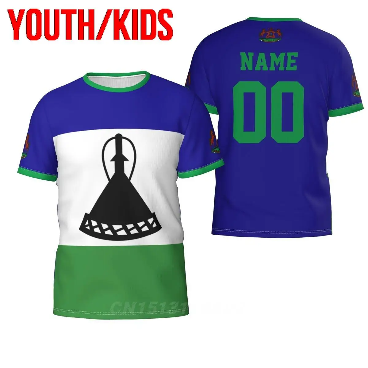 

Youth Kids Custom Name Number Country Flag 3D T-shirts Clothes T shirt Boy Girl Tees Tops Birthday Gift US Siz