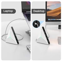 4 Ports USB 3.0 Docking Station 39inch Cable USB Hub 5Gbps LED Light USB &Type C Splitter Adapter for Laptop PC Keyboard Phone - Image 3
