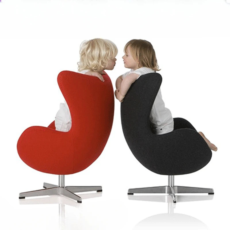 

Children's egg chair creative simple rotatable fabric leisure lounge