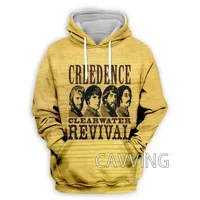 Creedence Clearwater Revival 3D Print Clothes Streetwear Men Hoodies Sweatshirt Fashion Zip Hooded Long Sleeve Pullover Tops H09 1
