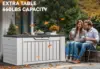 Extra Large160 Gallon Spacious Deck Container, Waterproof Outdoor Storage Chest for Patio Furniture Pillows, Gardening Equipment 1